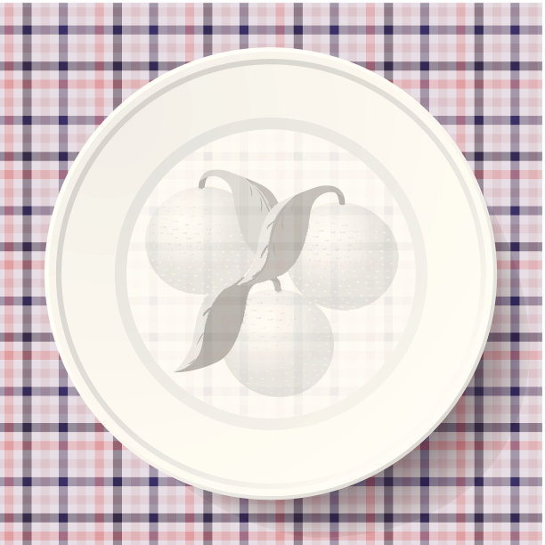 想象一下餐巾纸上的盘子图片下载