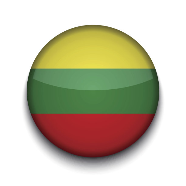 矢量创意圆旗在白色的背景。Eps10图片下载