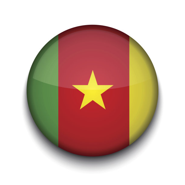 矢量创意圆旗在白色的背景。Eps10图片下载