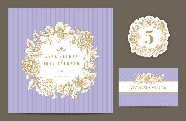 设置庆祝婚礼的背景。图片下载