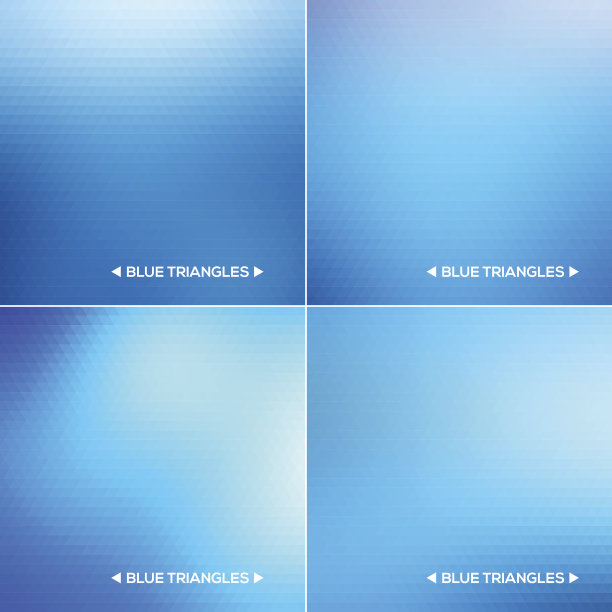 抽象的蓝色三角形背景设置图片下载