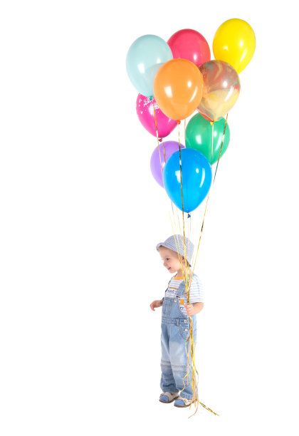 白色背景上的孩子图片下载