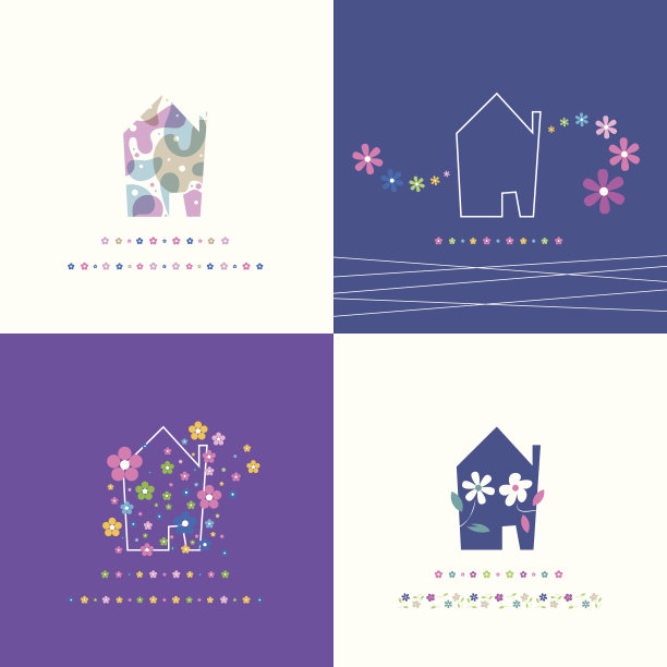 象征团结的房屋图形图片下载