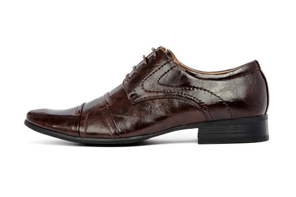 男士时尚鞋在白色的背景图片下载