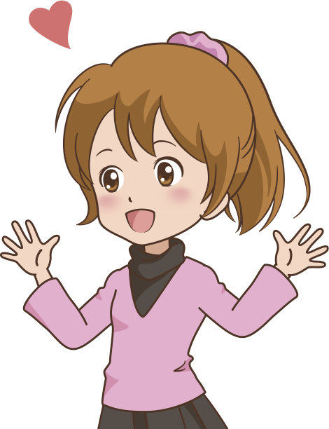 一个女孩的画像图片下载