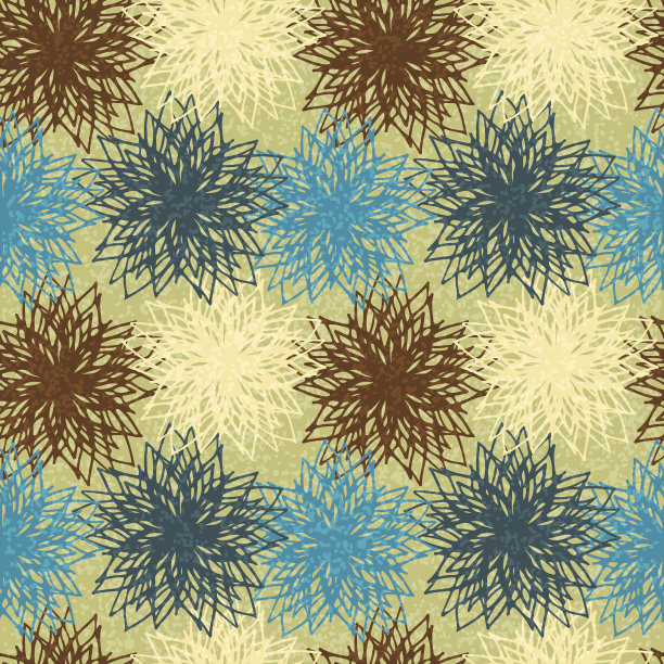 无缝图案与抽象烟花图片下载