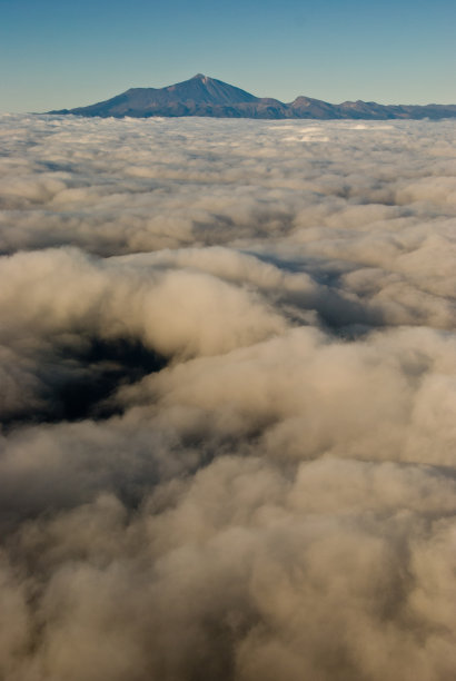 Teide鸟瞰图，特内里费图片下载