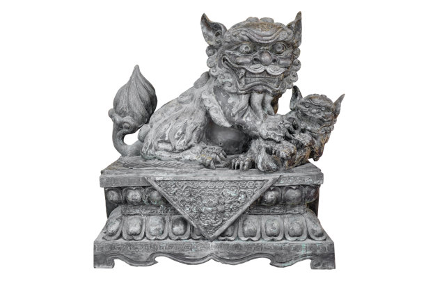 中国石狮雕像图片下载