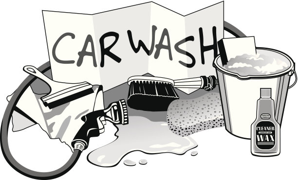 洗车拼贴图片下载
