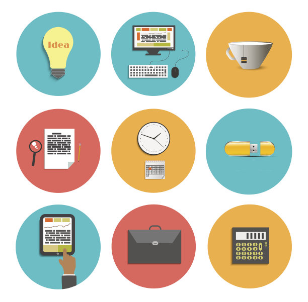 业务工作元素图片下载