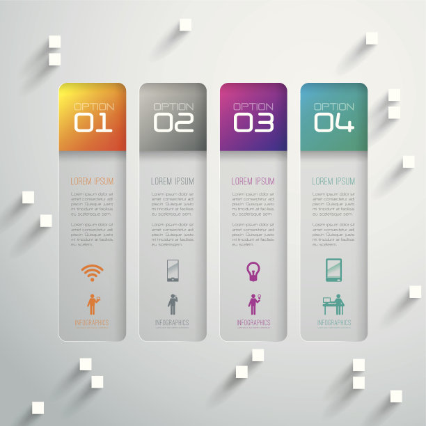 信息图矢量设计模板。素材图片