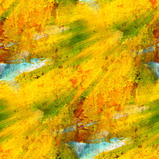 阳光无缝蓝色画绿黄色水彩bri图片下载