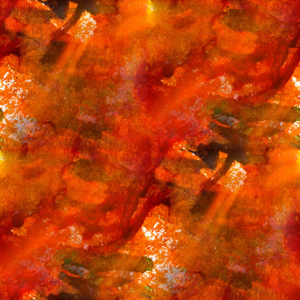 阳光下的红色带有水彩斑点图片下载