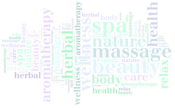 词云SPA或保健相关图片下载