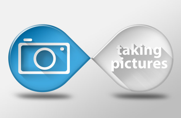 拍摄图片相机概念3d插画平面设计图片下载