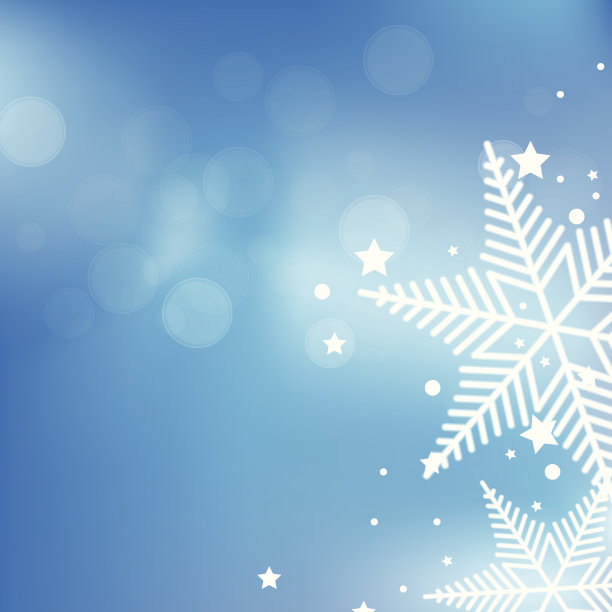 雪花的背景素材图片