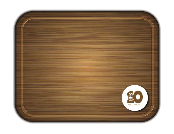 矢量木切板孤立在白色背景。每股收益10图片下载