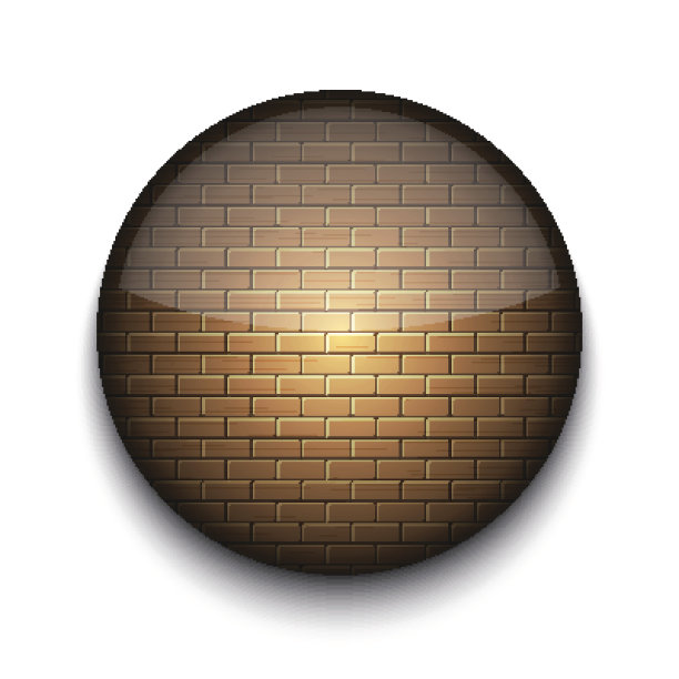 矢量圆应用程序砖图标图片下载