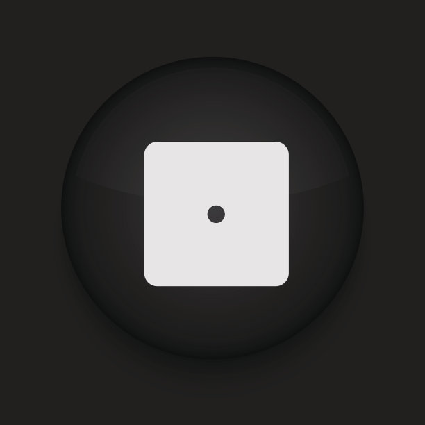 矢量黑色圆圈图标。Eps10图片下载