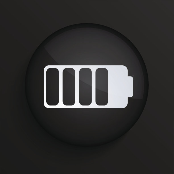 矢量黑色圆圈图标。Eps10图片下载