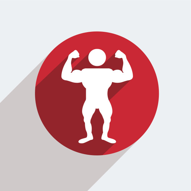 矢量红色圆圈图标在灰色的背景。Eps10图片下载