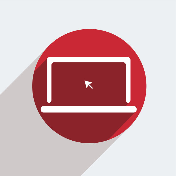 矢量红色圆圈图标在灰色的背景。Eps10图片下载