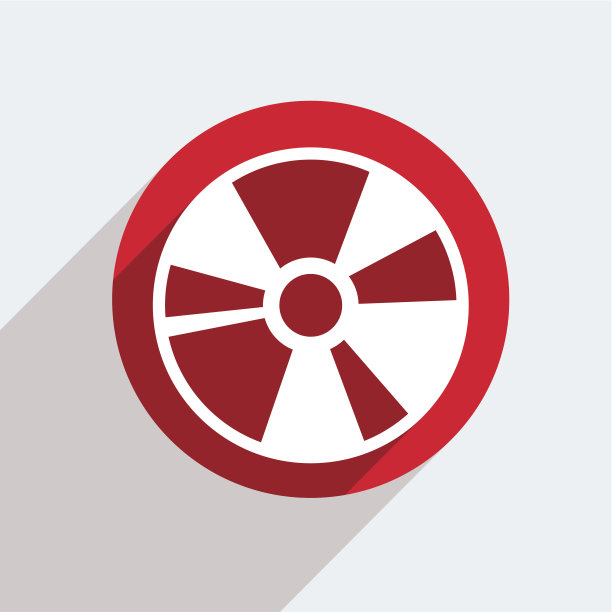 矢量红色圆圈图标在灰色的背景。Eps10图片下载