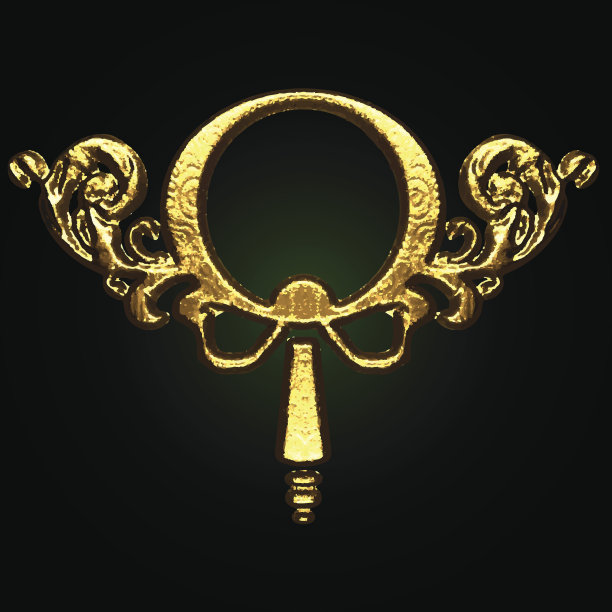 金色的向量装饰图片下载