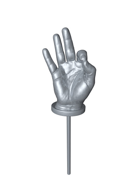 3d手显示ok标志，商业和成功的概念，好的图片下载