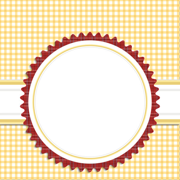 黄色格子图案为您的品牌标志图片下载