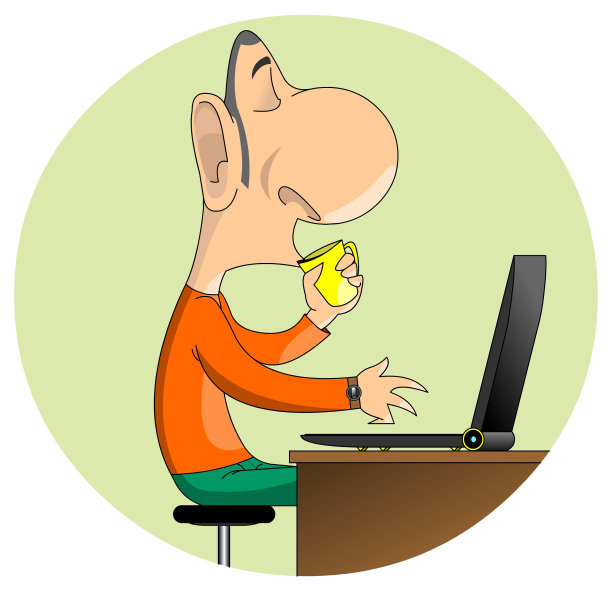 工作和咖啡图片下载