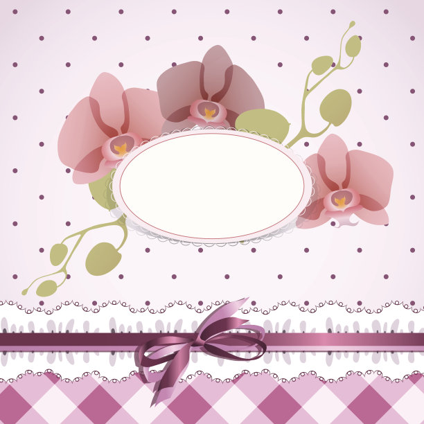 卡片设计与鲜花。图片下载