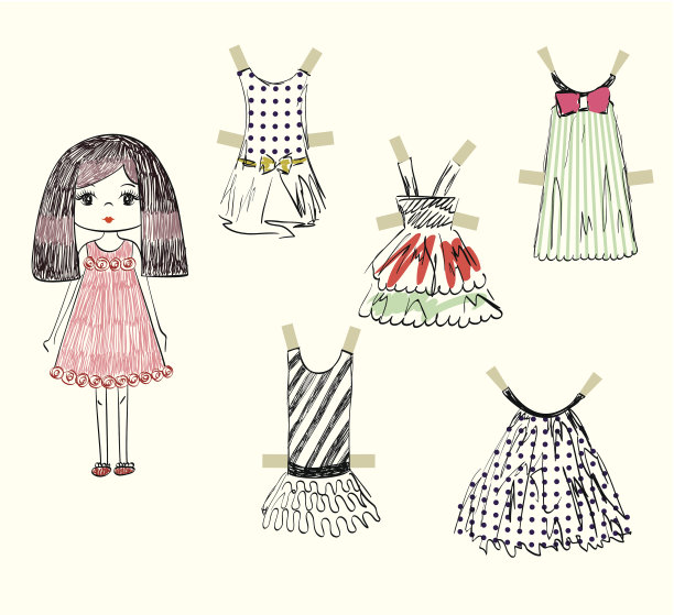 纸的衣服图片下载