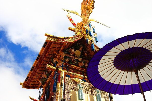 蓝色伞&浮子图片下载