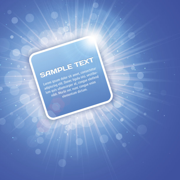 蓝色明亮的3D背景与文本空间图片下载