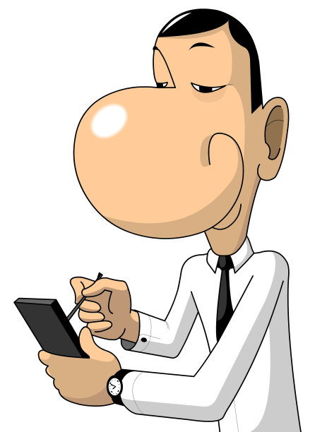 有智能手机和体针的男人图片下载