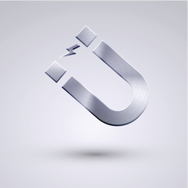 向量全金属图标上的蓝色背景。Eps10图片下载