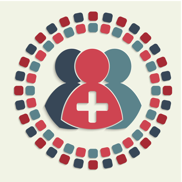 创意矢量马赛克图标图片下载