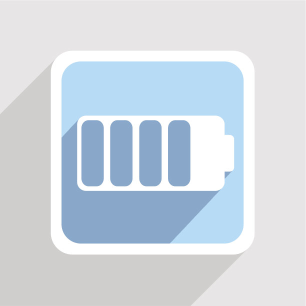 向量蓝色图标在灰色的背景。Eps10图片下载