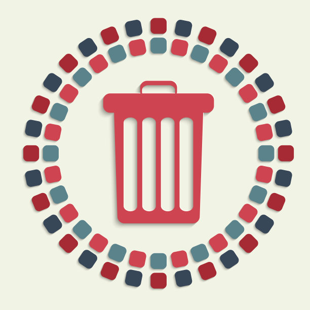 创意矢量马赛克图标图片下载