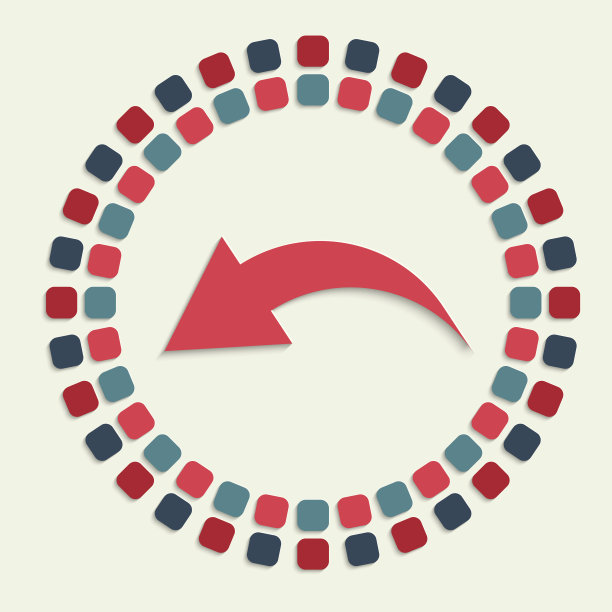 创意矢量马赛克图标图片下载