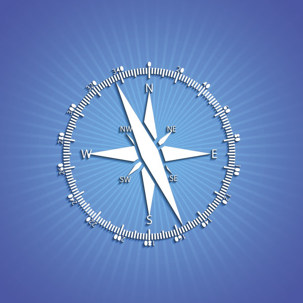 矢量图标上的蓝色背景。Eps10图片下载