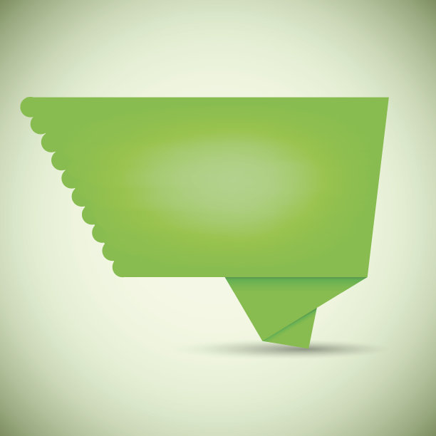 矢量绿色气泡演讲为您的设计图片下载