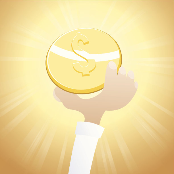 美元硬币拿图片下载