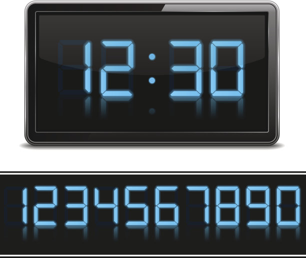 数字时钟图片下载