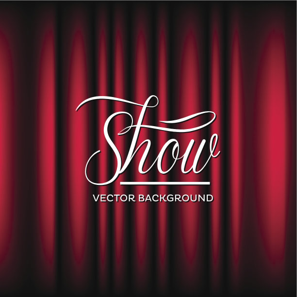 剧场表演矢量背景图片下载