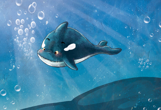 海洋插画素材ID：107534566