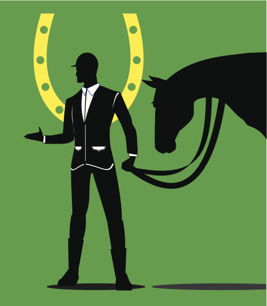 骑师和他的马。图片下载