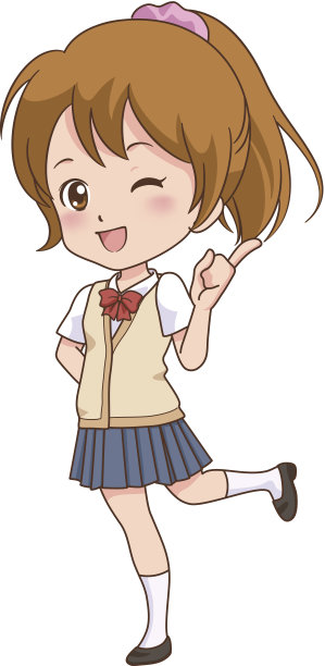 穿着校服的女孩图片下载