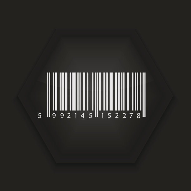 矢量创意图标上的黑色背景。Eps10图片下载